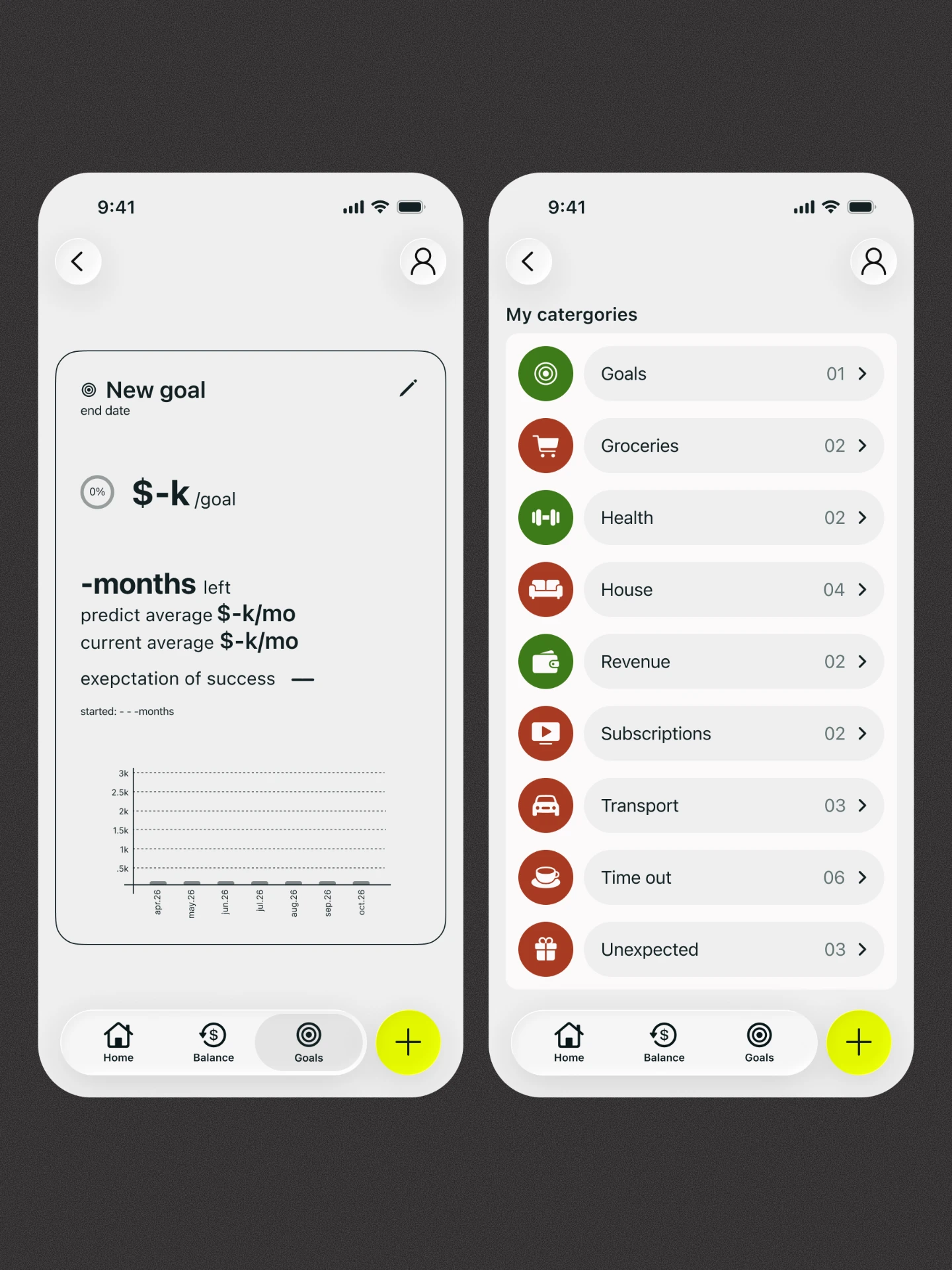 Finapp balance screen